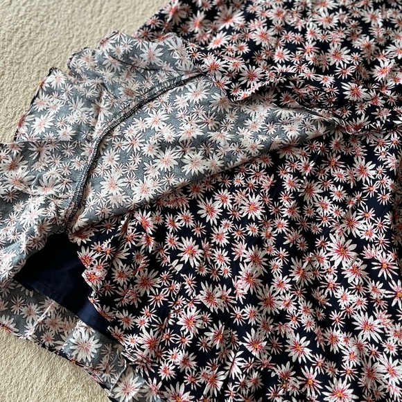 NWT Charles Henry Navy Floral Fit & Flare Dress XL - Picture 5 of 11